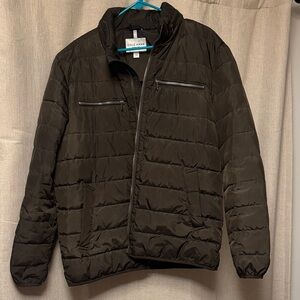 Cole Haan Men's Olive Puffer Jacket